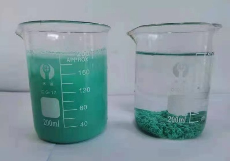 制药厂化学专用污水处理絮凝剂效果展示