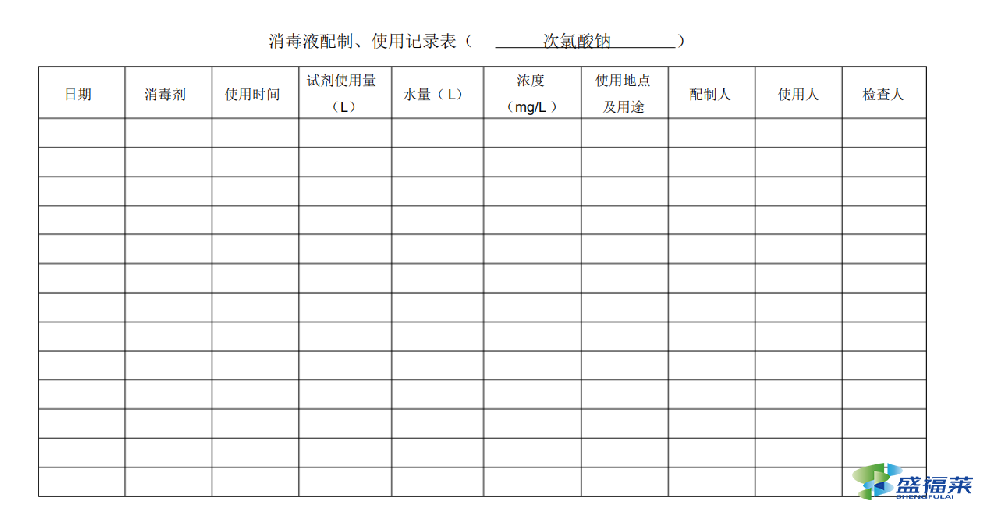 污水处理药剂次氯酸钠的投放量