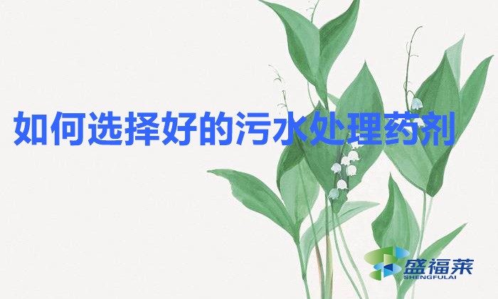如何选择好的污水处理药剂（挑选净水剂的方法）