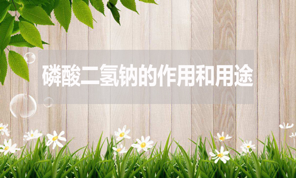磷酸二氢钠的作用和用途